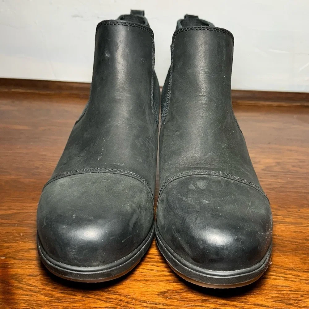 Sorel Evie II Chelsea Waterproof Wedge Ankle Boots Size 10 GUC